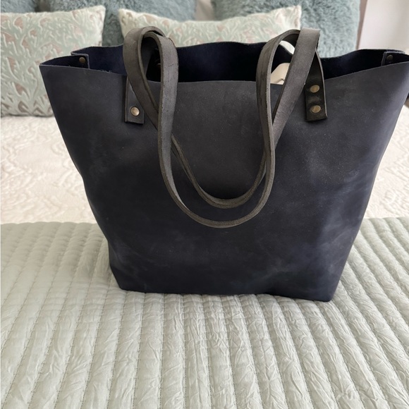 Portland Leather Goods Deep Water Classic Large Tote Original Version - Picture 2 of 6